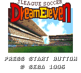 J.League Soccer - Dream Eleven (Japan) Title Screen
